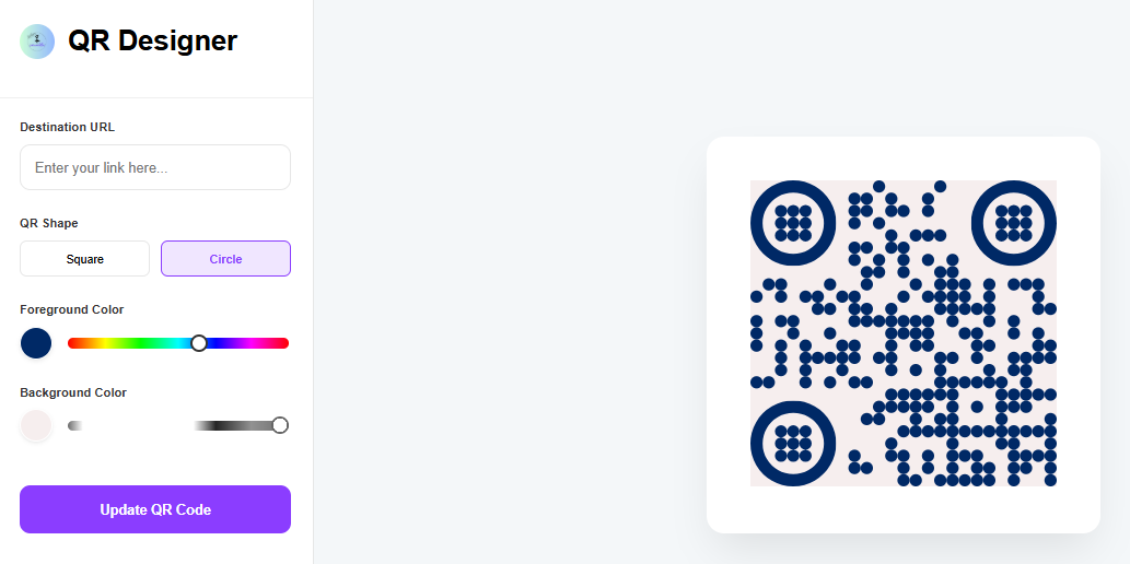 QR Code Generator Matrix Preview