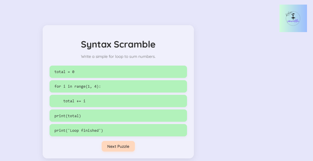 Syntax Scramble Logic Engine